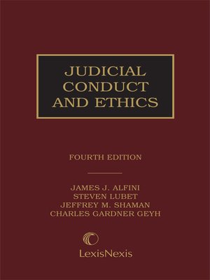 cover image of Judicial Conduct and Ethics